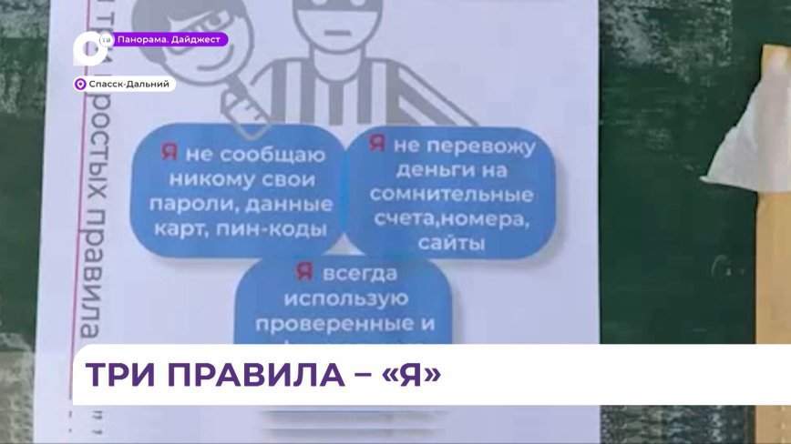 Жителям Спасска-Дальнего рассказали, как защититься от мошенников
