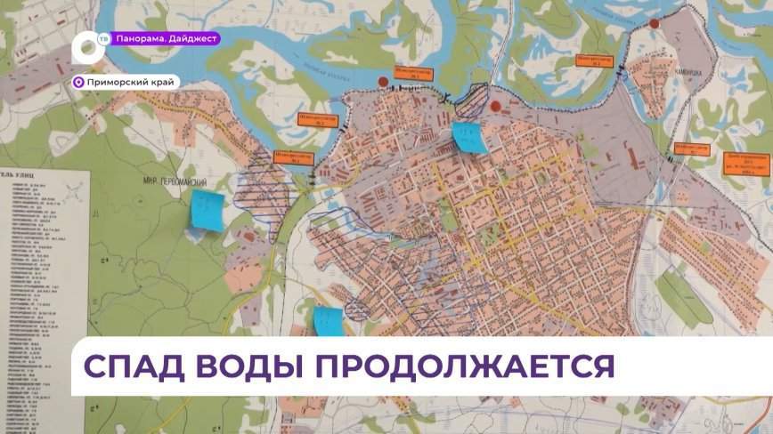 Более чем на 250 приусадебных участках в Приморье за прошедшие сутки спала вода