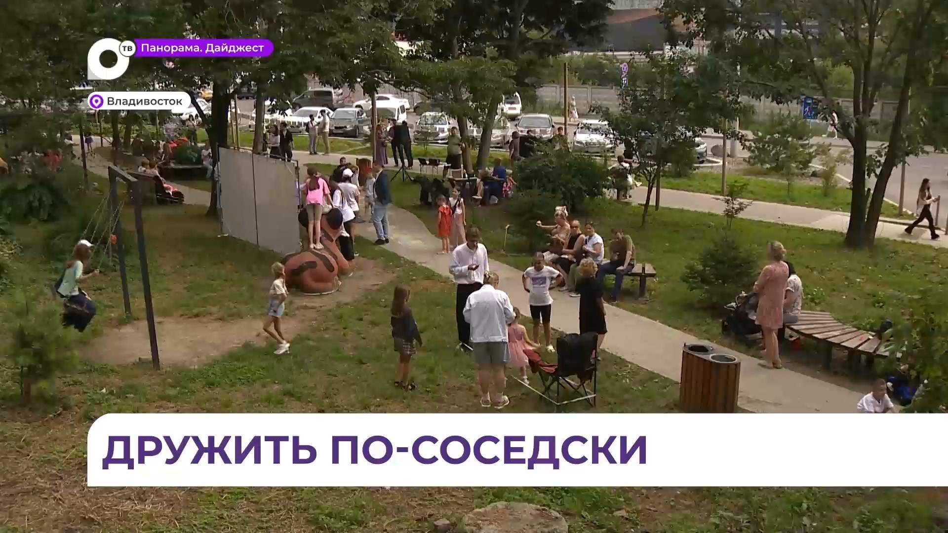 На празднике ТОС во Владивостоке соседей учили дружить дворами