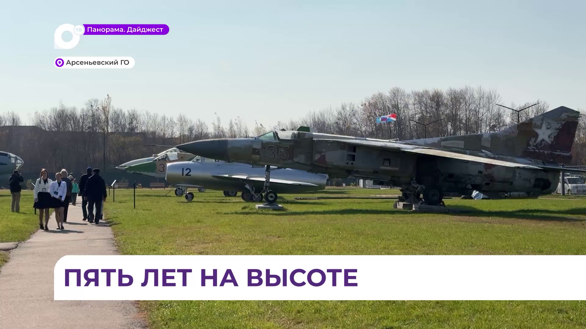 В Арсеньеве авиамузей под открытым небом отметил пятилетие