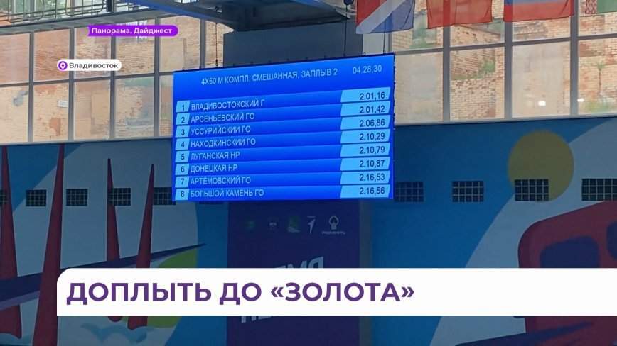 Путь в большой спорт: подведены итоги решающего заплыва на играх «Дети Приморья»