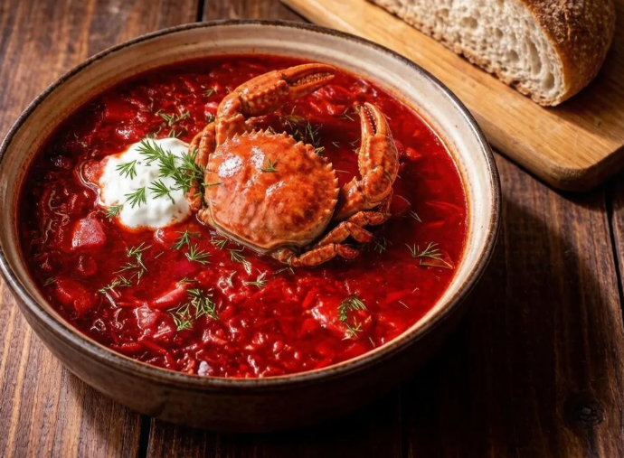 Борщ с крабом и мороженое из гребешка: удивительными блюдами накормят на ВЭФ-2026