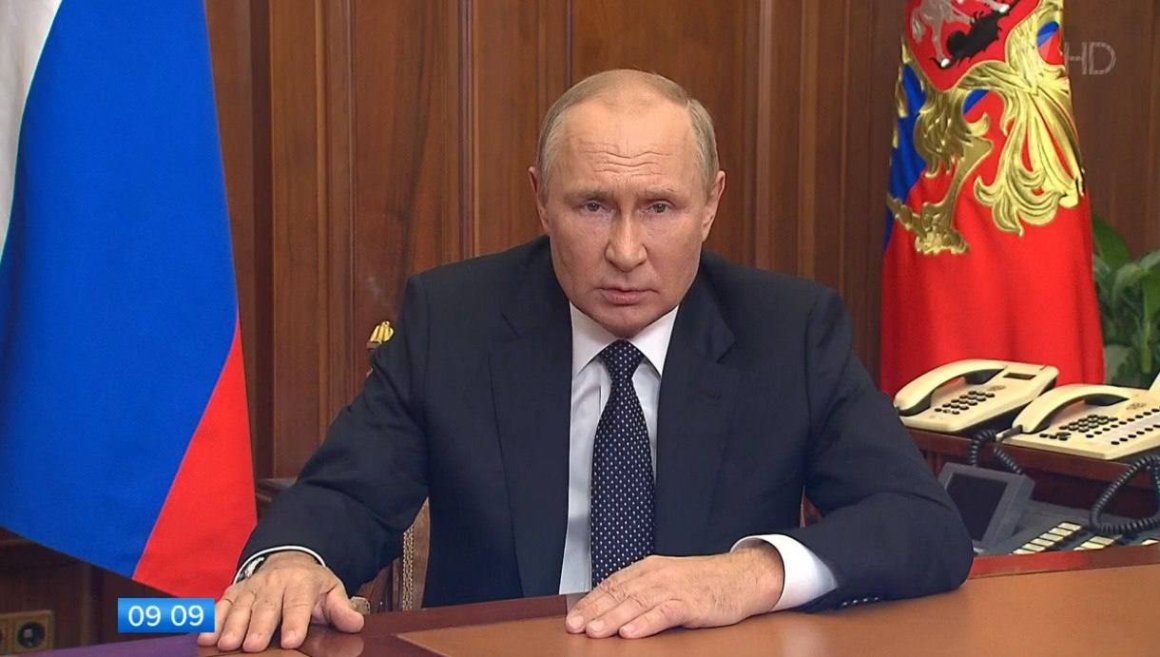 Владимир Путин объявил частичную мобилизацию
