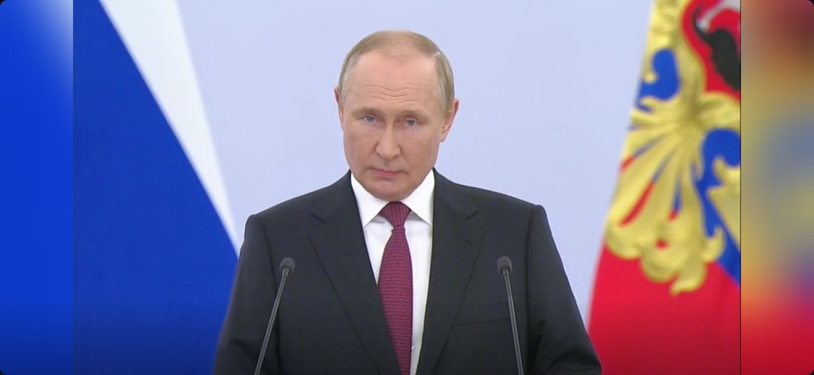 Президент России Владимир Путин жёстко обратился к Киеву и Западу