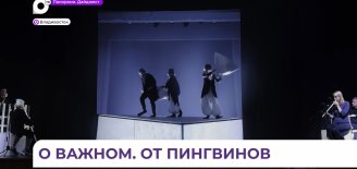 Спектаклем «У ковчега в восемь» театр ТОФ предлагает зрителям отправиться к пингвинам