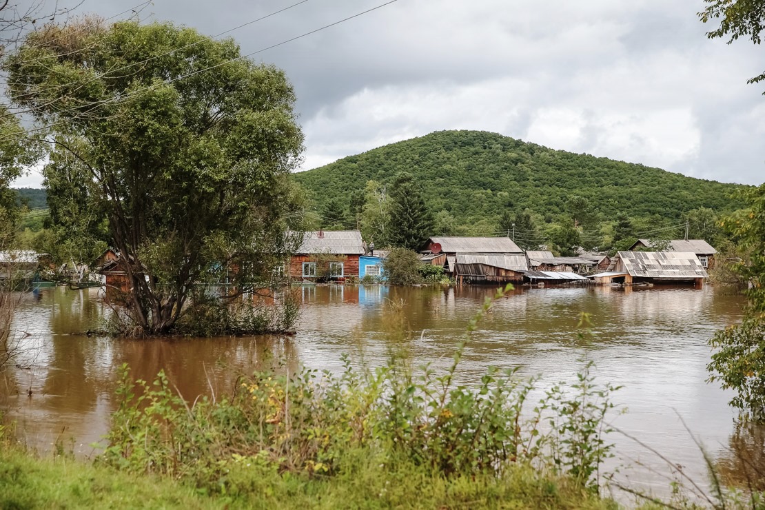 На реке, затопившей село Вострецово в Приморье, установят траверсы -  ОТВ-Прим - Общественное телевидение Приморья ОТВ