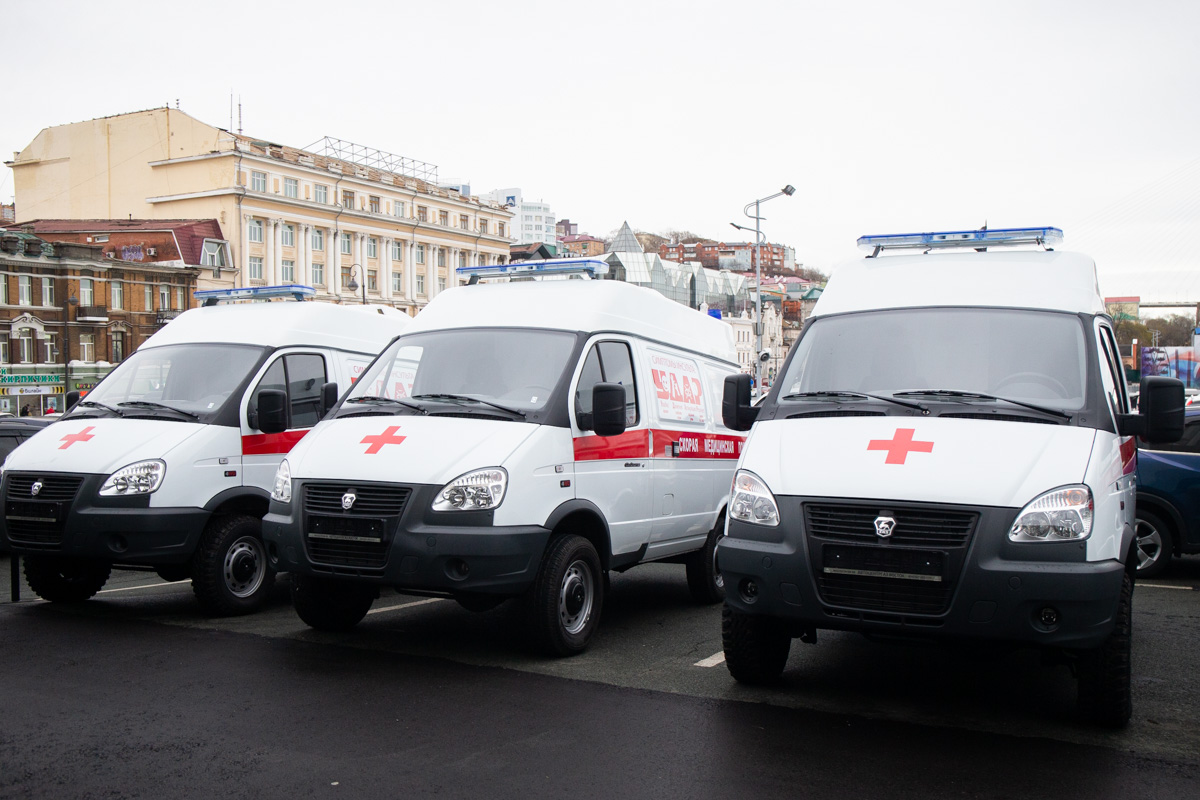 Скорая помощь Хасанского района пополнилась 3 новыми автомобилями -  ОТВ-Прим - Общественное телевидение Приморья ОТВ