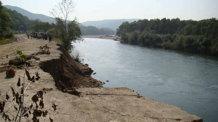 Уровень воды на реках Приморья падает
