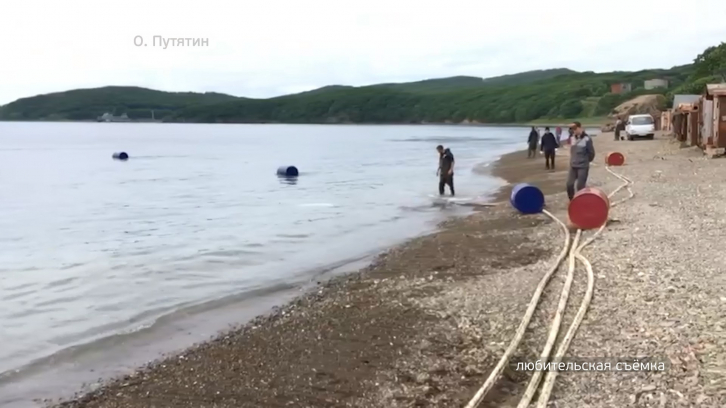 На остров Путятина проложили подводный высоковольтный кабель 